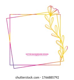 wedding invitation card template or wedding logos template. vector