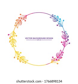 wedding invitation card template or wedding logos template. vector