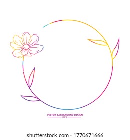 wedding invitation card template or wedding logos template. vector