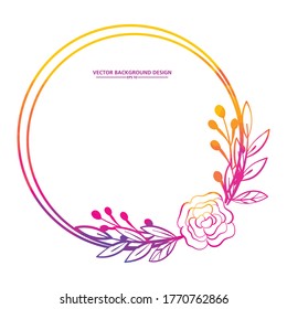 Hochzeitskarte oder Hochzeitslogos-Vorlage. Vektorgrafik