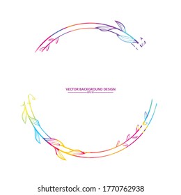 wedding invitation card template or wedding logos template. vector