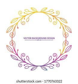 plantilla de la tarjeta de invitación a boda o de logotipos de boda. vector