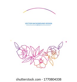 wedding invitation card template or wedding logos template. vector