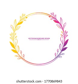 plantilla de la tarjeta de invitación a boda o de logotipos de boda. vector