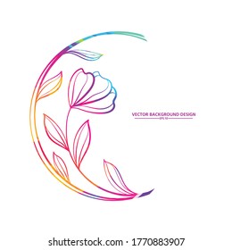 wedding invitation card template or wedding logos template. vector