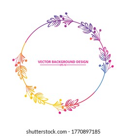 wedding invitation card template or wedding logos template. vector