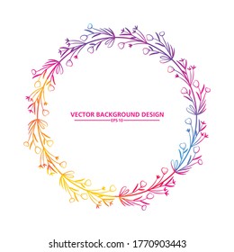 wedding invitation card template or wedding logos template. vector