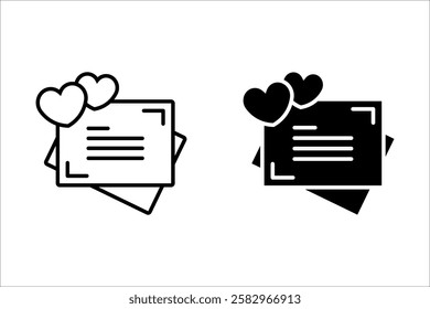 Wedding invitation card template luxury design paper symbol isolated on white background for graphic and web design.