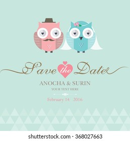 wedding invitation card template vector/illustration