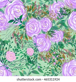 Wedding invitation or card with tropical floral background. Greeting postcard in grunge retro vector Elegance pattern with flower rose illustration vintage chrysanthemum Valentine day card Luau Aloha 