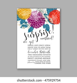 Wedding invitation or card with tropical floral background. Greeting postcard in grunge retro rose Elegance pattern with flower rose illustration vintage chrysanthemum Valentine day card Luau Aloha
