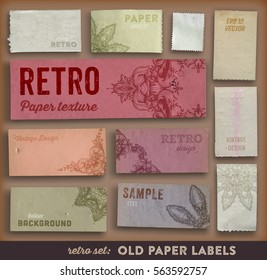 wedding invitation card or Valentines day designs set with vintage ornamental elements, borders, dividers, headers and frame templates. Retro flowers