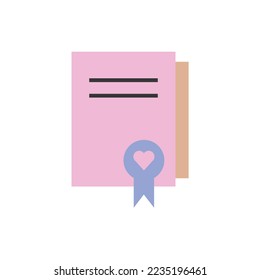 Einladung zur Hochzeitskarte, Vektorsymbol-Ehezeremonie einladen