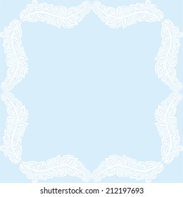 Wedding invitation card vector illustration