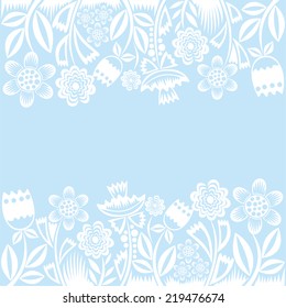 Wedding invitation card vector illustration