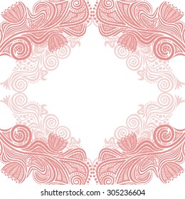 Wedding invitation card vector illustration
