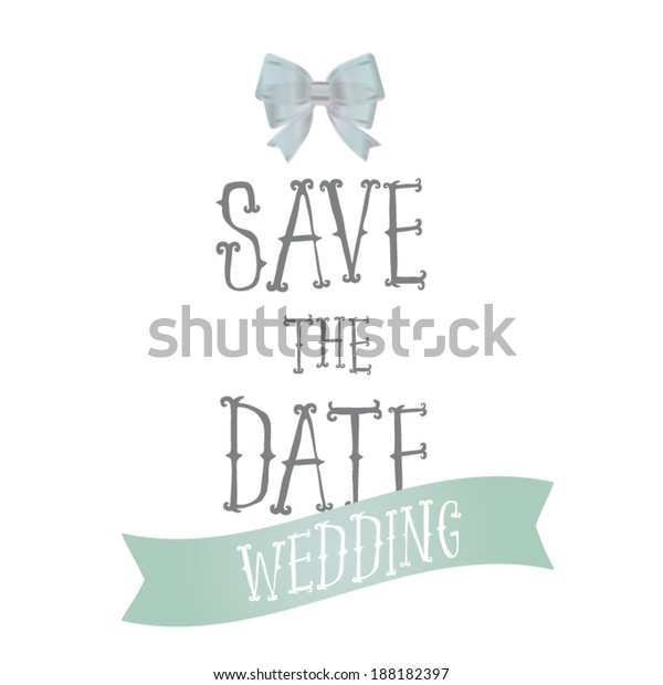 Wedding invitation\
card. Vector illustration.\
