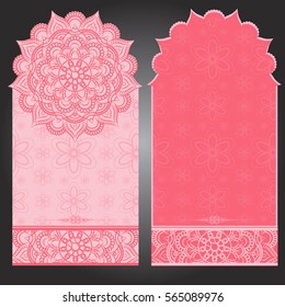 Wedding invitation or card . Vintage vector.