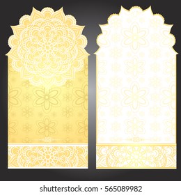 Wedding invitation or card . Vintage vector.