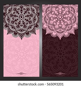 Wedding invitation or card . Vintage vector.