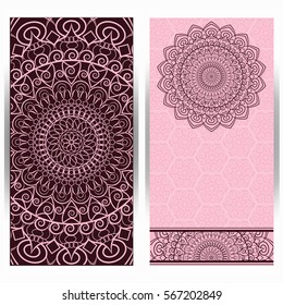 Wedding invitation or card . Vintage vector.