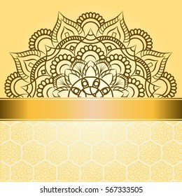 Wedding invitation or card . Vintage vector.