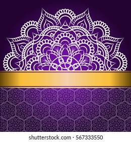 Wedding invitation or card . Vintage vector.
