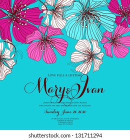 Wedding invitation cards