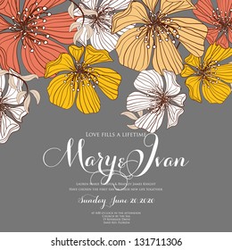 Wedding invitation cards