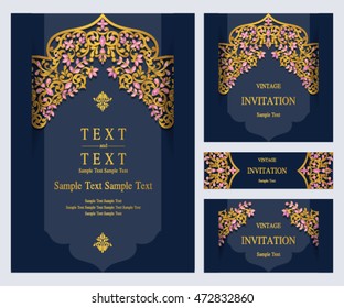 Wedding invitation or cards.
