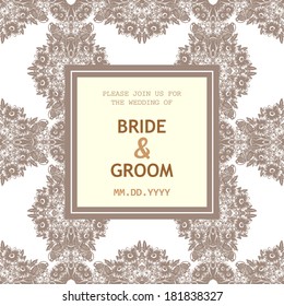 Wedding invitation cards with floral elements.