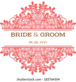 Wedding invitation cards with floral elements.
