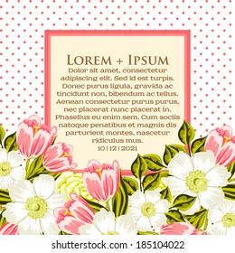 Wedding invitation cards with floral elements.