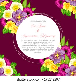 Wedding invitation cards with floral elements.