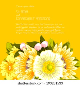 Wedding invitation cards with floral elements.