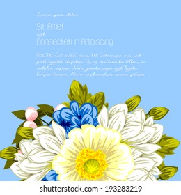 Wedding invitation cards with floral elements.