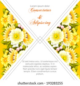 Wedding invitation cards with floral elements.