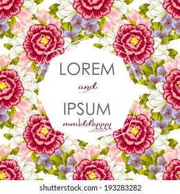 Wedding invitation cards with floral elements.