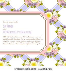 Wedding invitation cards with floral elements.