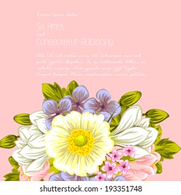 Wedding invitation cards with floral elements.