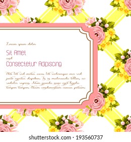 Wedding invitation cards with floral elements.