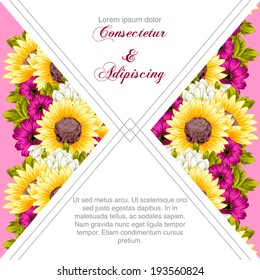 Wedding invitation cards with floral elements.
