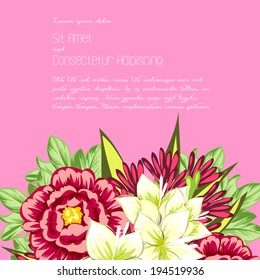 Wedding invitation cards with floral elements.