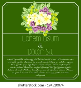 Wedding invitation cards with floral elements.