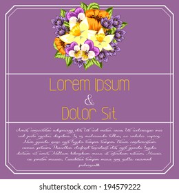 Wedding invitation cards with floral elements.
