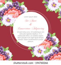 Wedding invitation cards with floral elements.