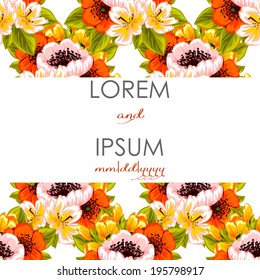 Wedding invitation cards with floral elements.