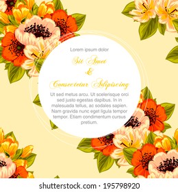 Wedding invitation cards with floral elements.