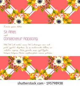 Wedding invitation cards with floral elements.