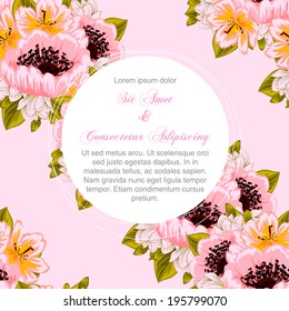 Wedding invitation cards with floral elements.